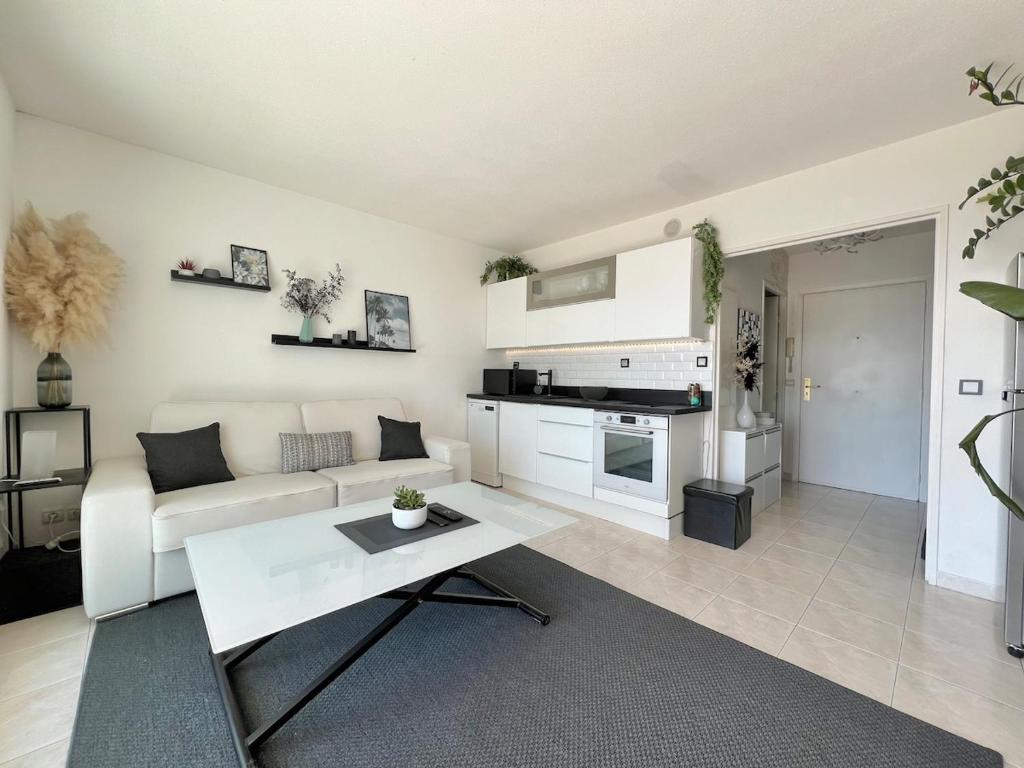 Studio classé 3 étoiles vue mer - terrasse et plage - 5