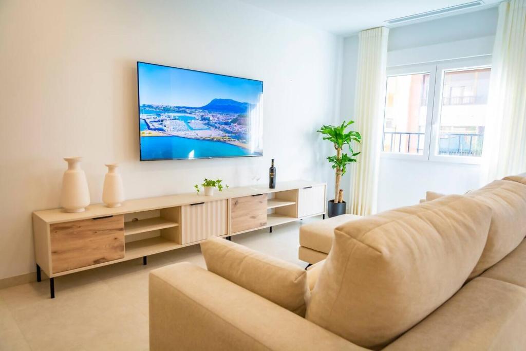 Cozy 4BR Apt • Sea views • Denia Port • WIFI • A/C - 4