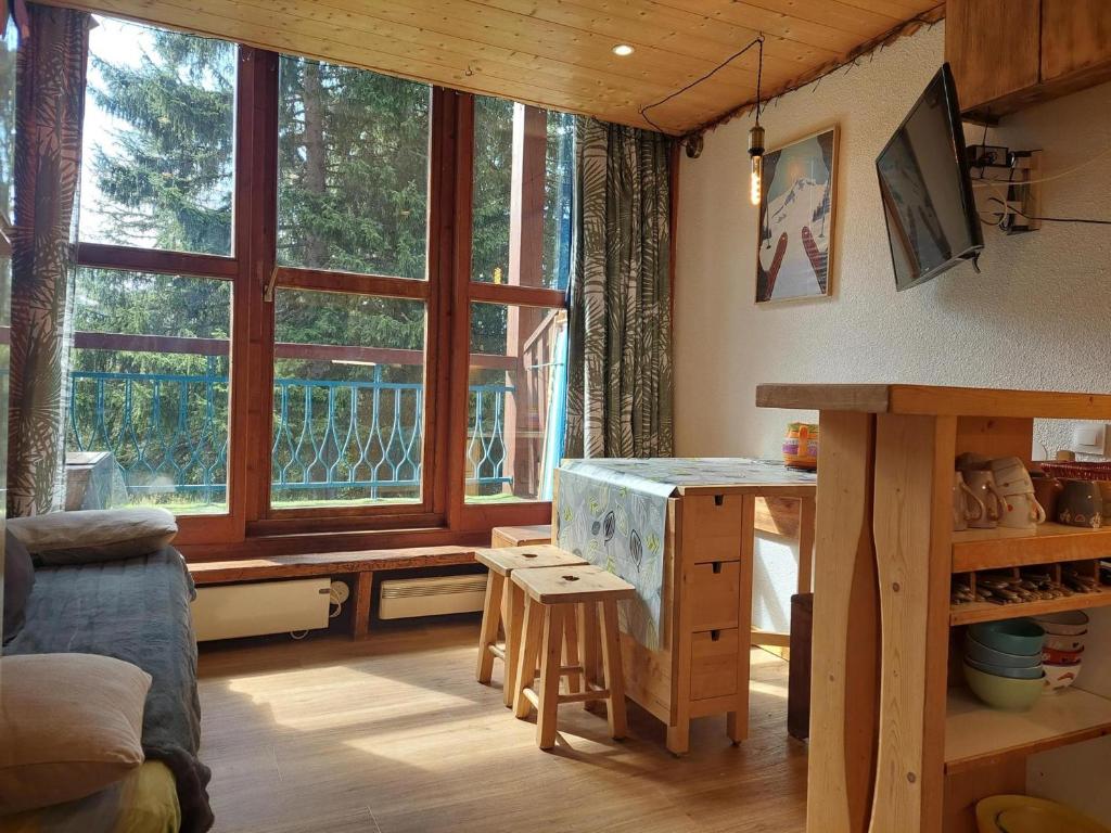 Studio mezzanine avec balcon, proche pistes, Wifi inclus - FR-1-346-591 - 2