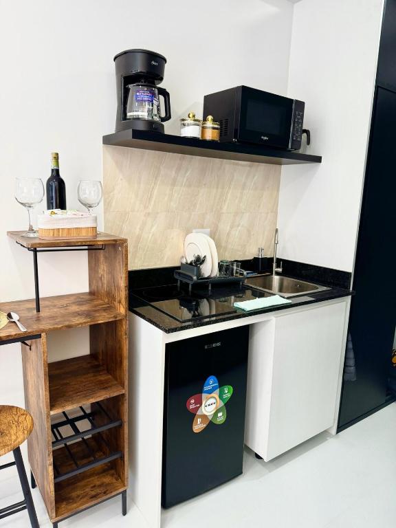 Modern studio apartment with rooftop, Chicó Norte - 1