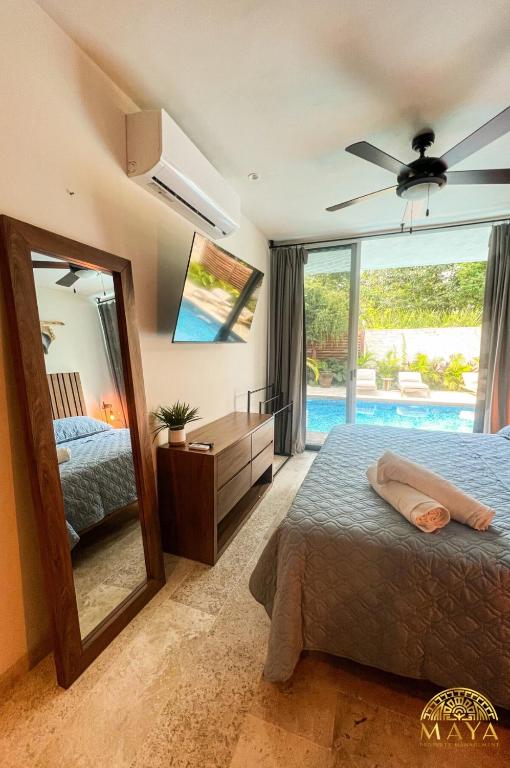 NHOA 103A Lux 2BR Condo Pool access in Aldea Zama - 4
