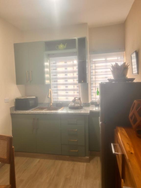 El descanso의 주방이나 테라스