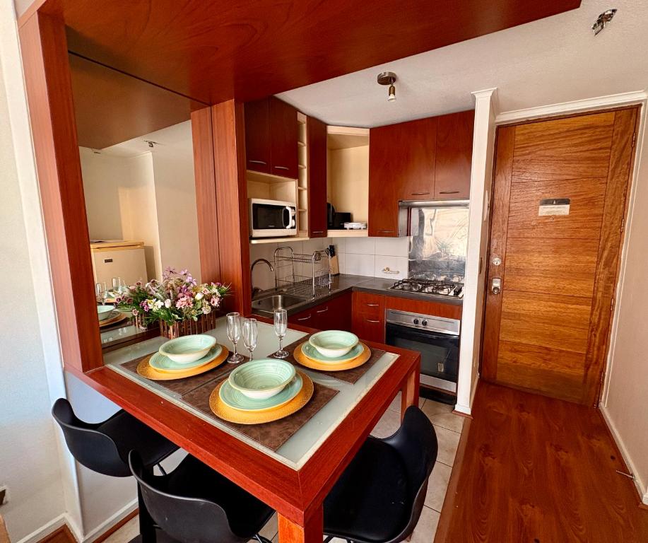 Moderno Apartamento a pasos del Metro y Museo Bellas Artes, Cerro Santa Lucia, Barrio Lastarria - 1