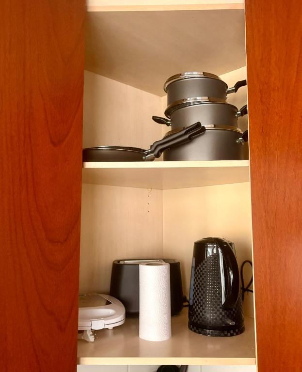 Moderno Apartamento a pasos del Metro y Museo Bellas Artes, Cerro Santa Lucia, Barrio Lastarria - 5