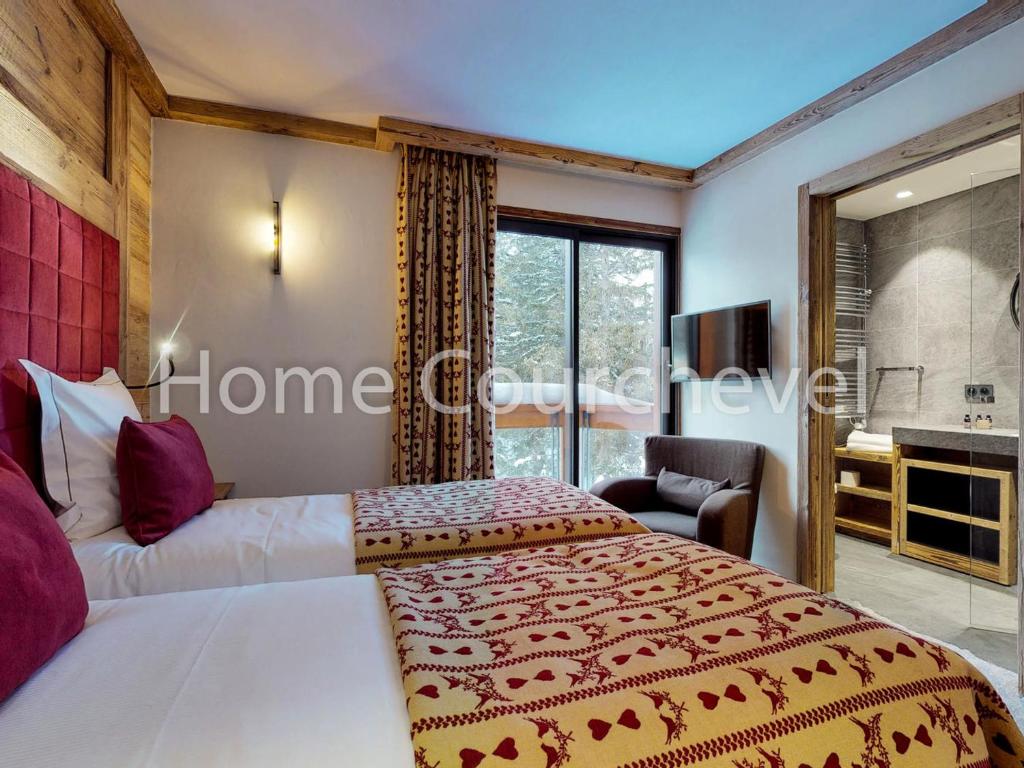 Courchevel 1850, 4 chambres, 8 pers, accès pistes, parking - FR-1-575-222 - 5