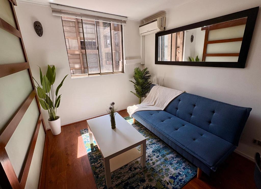 Moderno Apartamento a pasos del Metro y Museo Bellas Artes, Cerro Santa Lucia, Barrio Lastarria - 2
