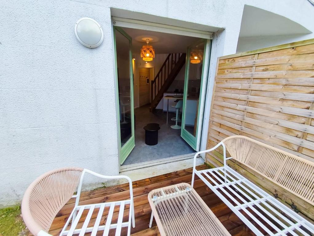Suite Duplex Cosy Lorient 2 personnes - Parking et Terrasse - 4