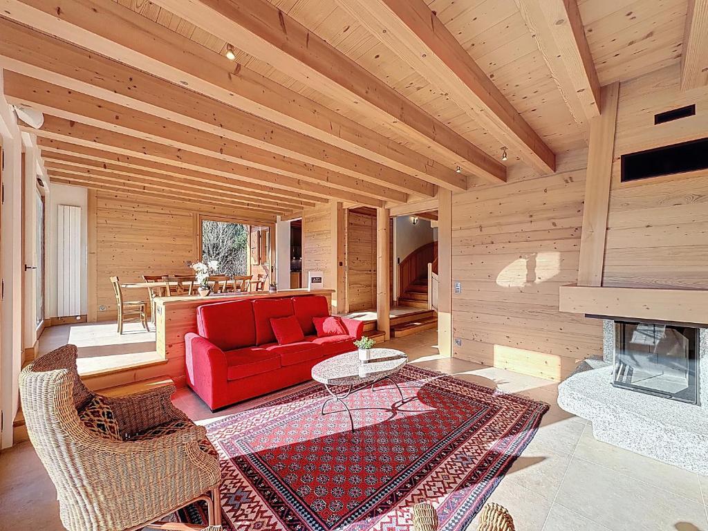 Chalet spacieux 5 chambres proche ski bus, vue Mont-Blanc - 2