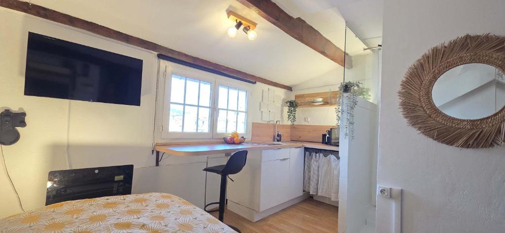 Studio Cosy avec vue sur Montagnes, proche Gare - 4