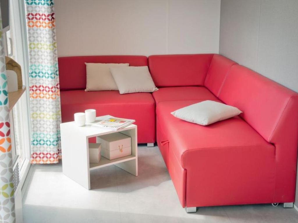 Mobil-home sur pilotis avec terrasse - API-1-52-1009 - 2