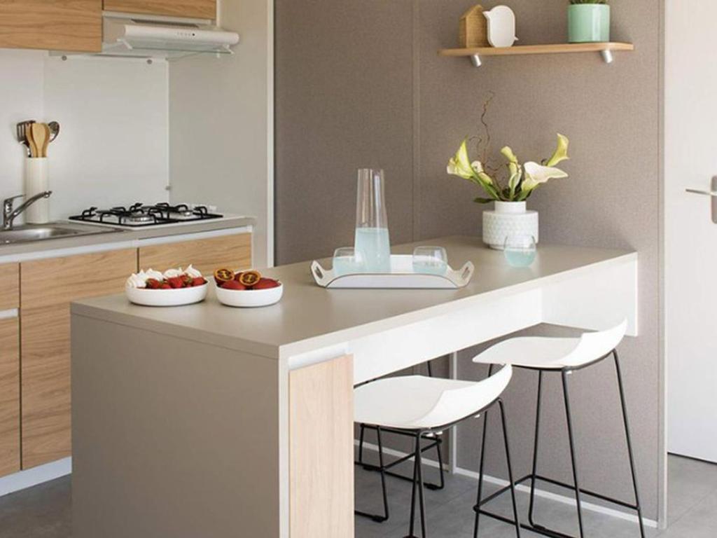 Mobil-home sur pilotis avec terrasse - API-1-52-1009 - 3