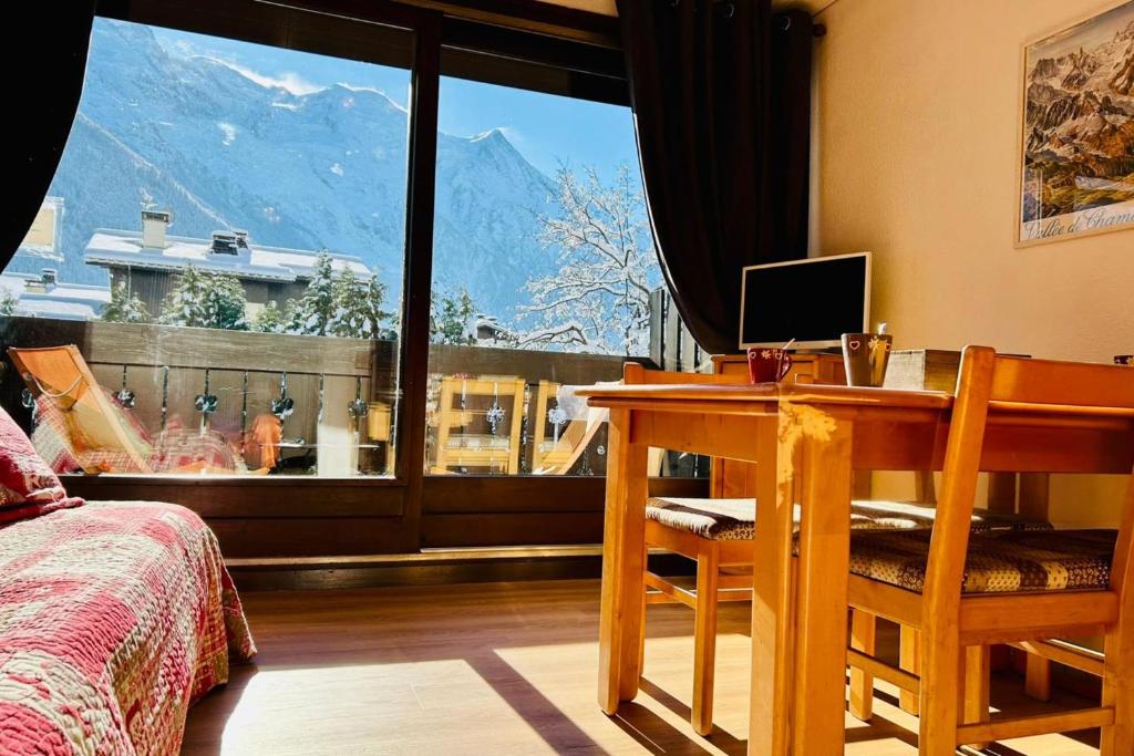 Bright apartment with views of Mont Blanc - 1