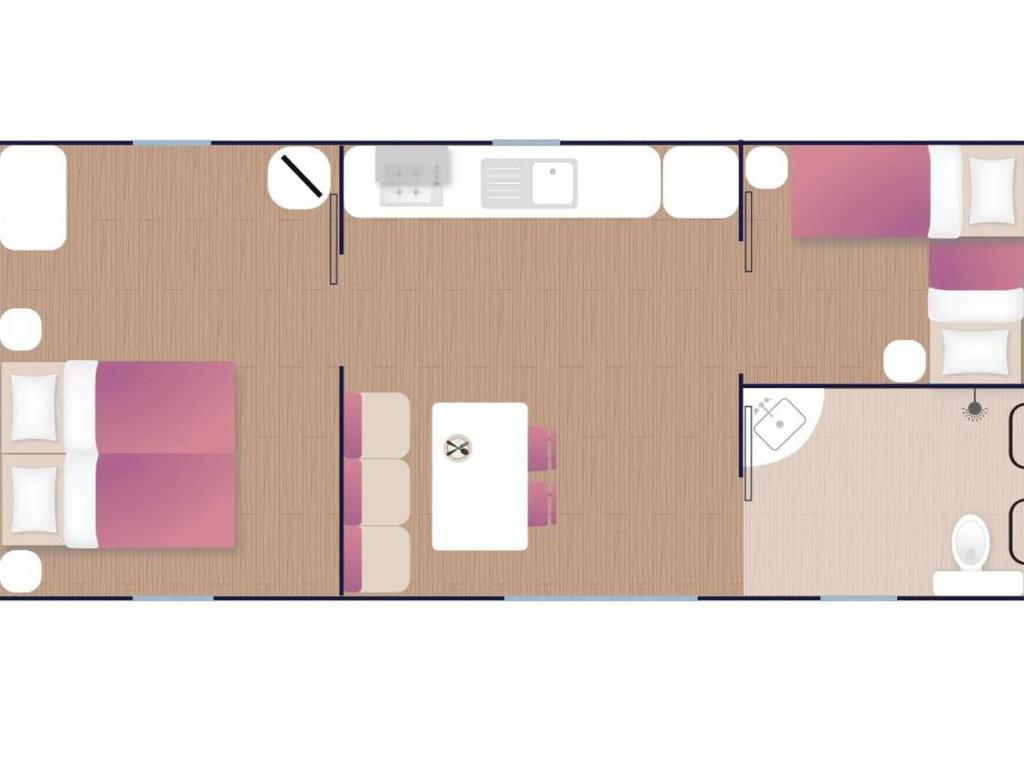 Mobil-home PMR avec Terrasse à Roquebrune-sur-Argens - API-1-52-1138 - 5