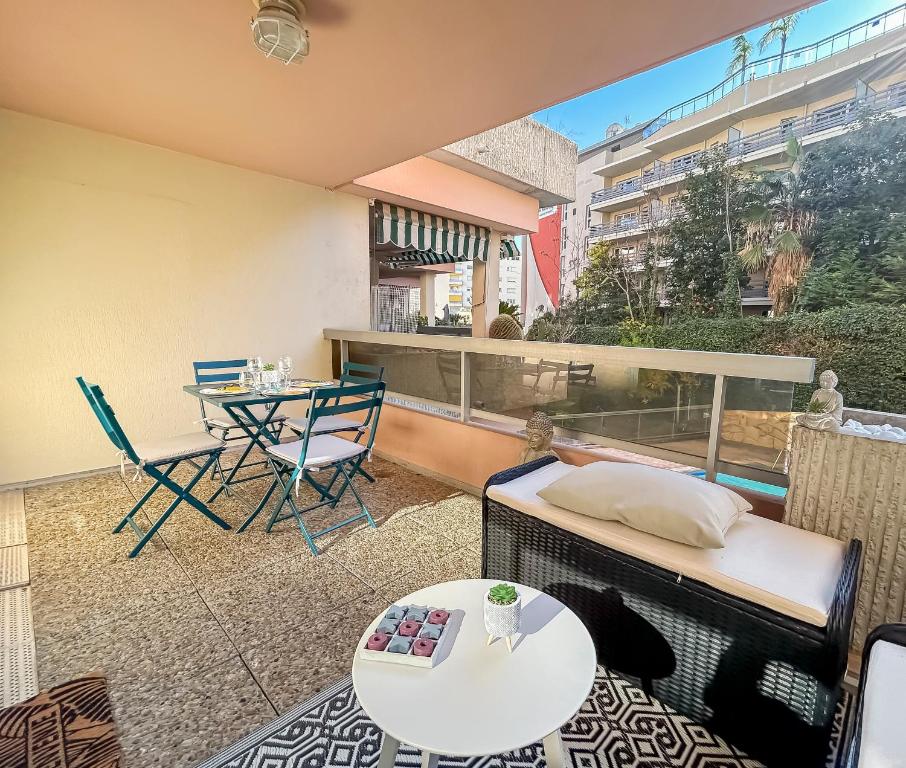 Studio avec piscine, balcon privé à 5 min plage - 3
