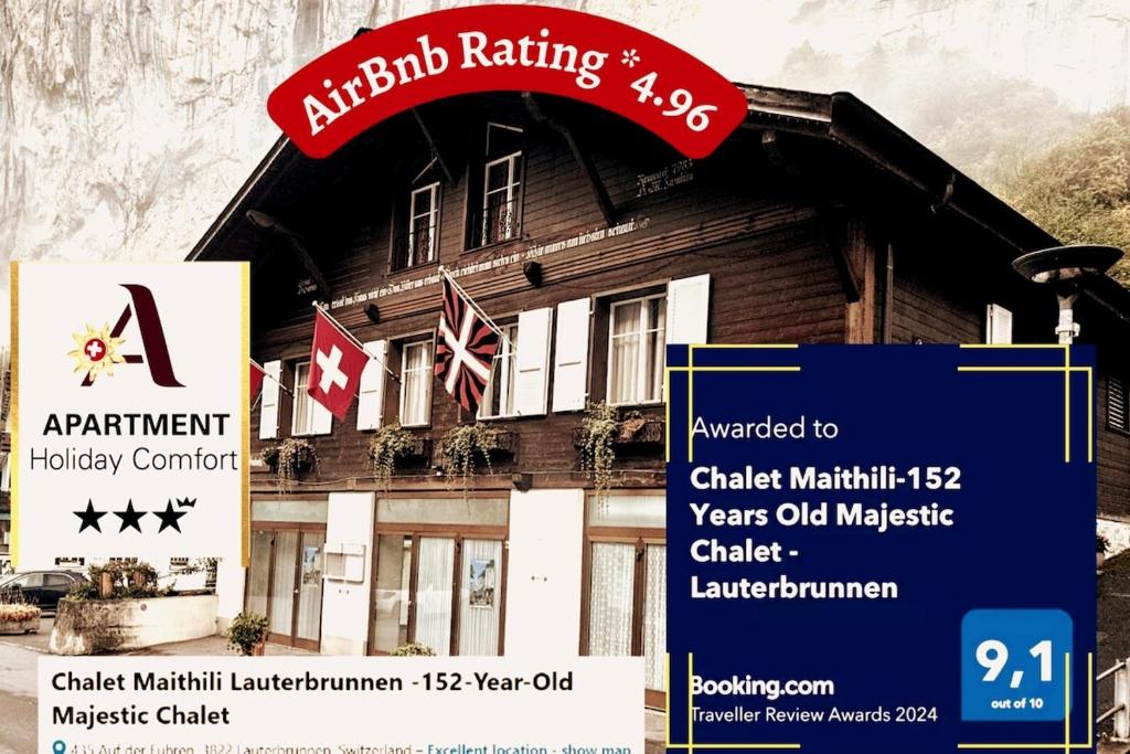 Chalet Maithili Lauterbrunnen -152-Year-Old Majestic Chalet - 4