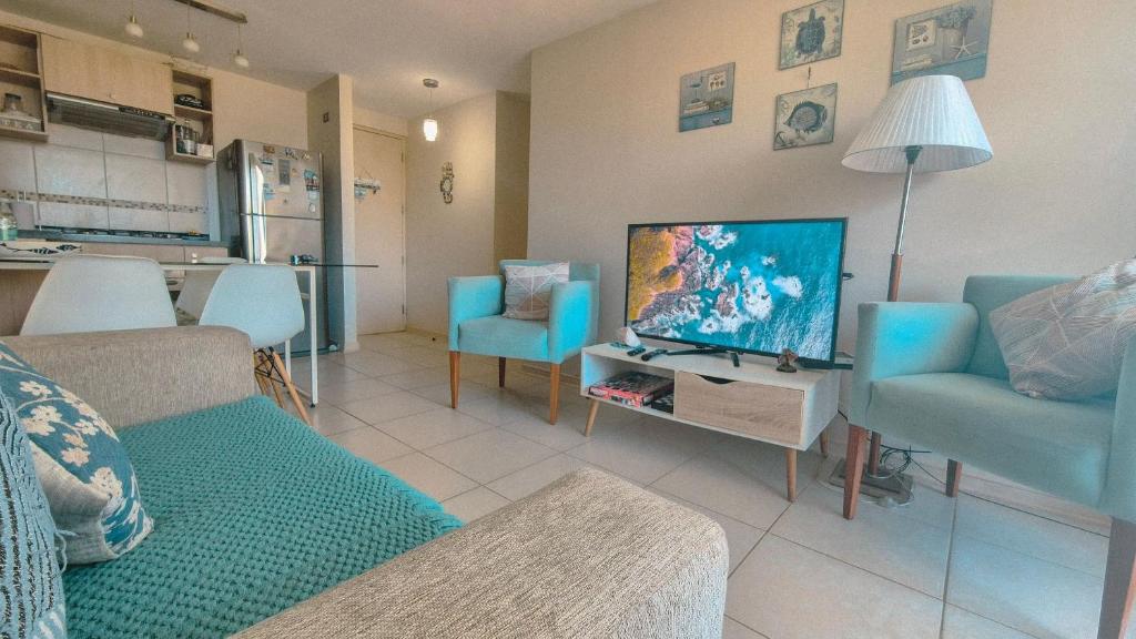 VR | Algarrobo Playa Mirasol 5PAX mar cerca, piscina, hermosa decoración, parking free - 4