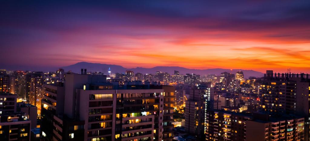 Moderno Departamento con hermosas vistas, piscina, estacionamiento, muy cerca del Metro Santa Isabel y Providencia - 3
