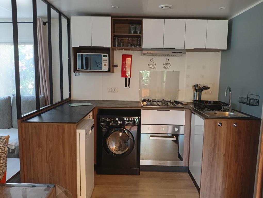 Spacieux mobil home 40 m2 tt conf 5 p - 4