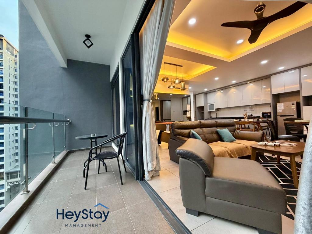 Balcony/terrace, Atlantis Residences Melaka by HeyStay Management in Malacca