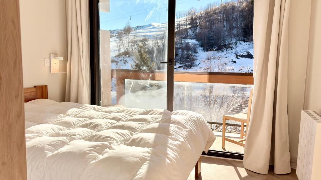 Vanguard - face Ecole ski - 3 Terrasses - 2 Chambres - 4