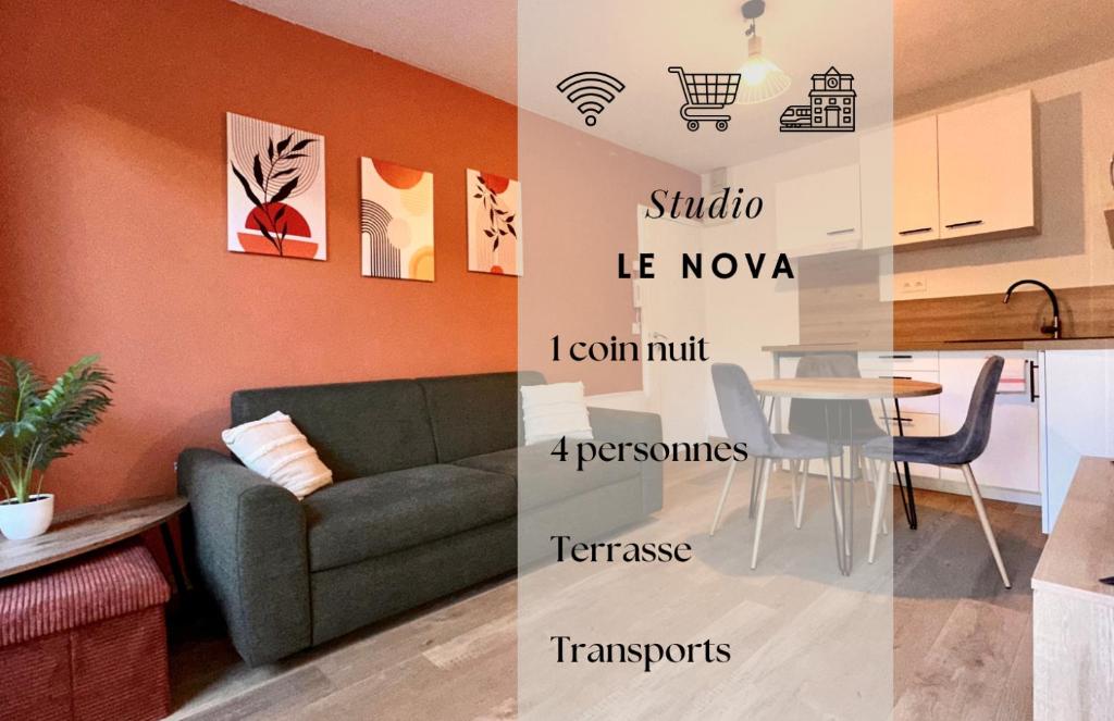 123 - Le Nova - 4 pers, terrasse, transports - 1