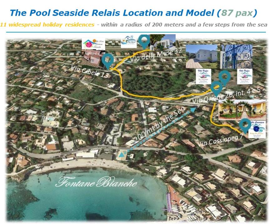 Pool Seaside Relais - VILLE Ninfea, Marea, Rosa e Cassiopea - Fontane Bianche - 3