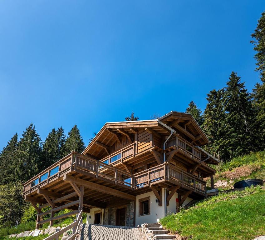 Chalet Aconit, terrasse panoramique avec jacuzzi et sauna - 2