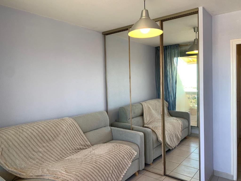 316 Studio 2 pers Héliopolis AB vue mer - 4