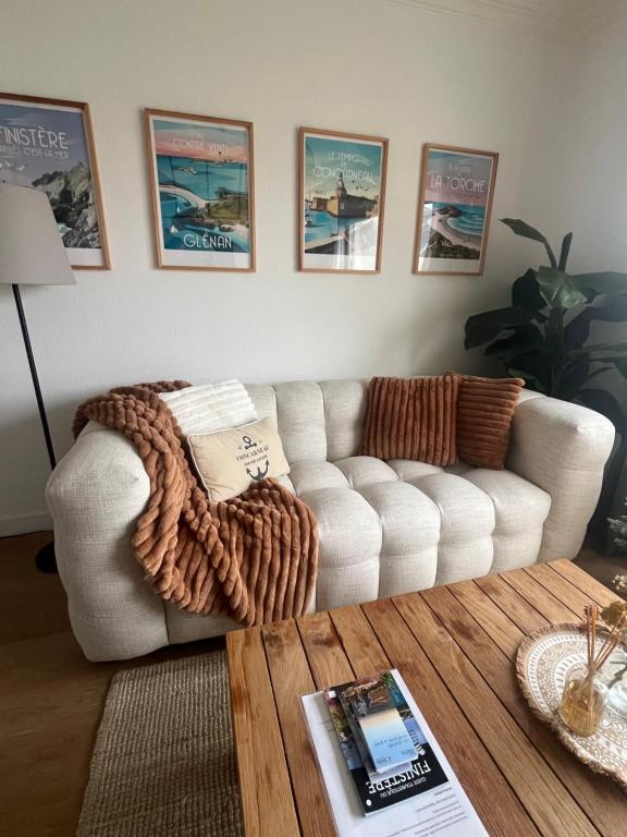 Cœur de Concarneau, appartement entier, proche centre, corniche et plage avec parking - 5