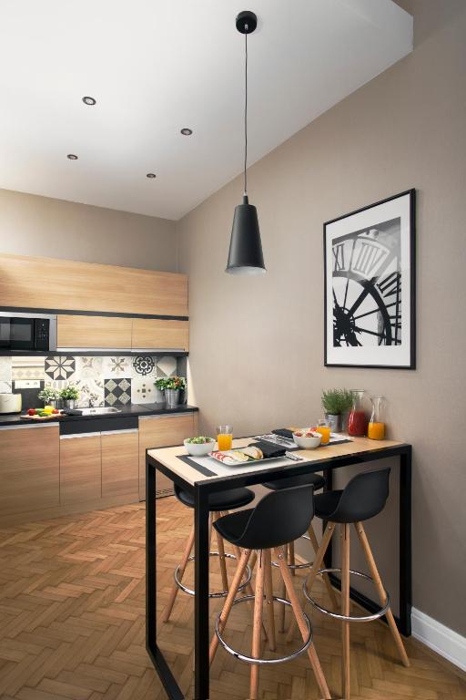 Kitchen, Brill Budapest Apartments 2 in Budapest