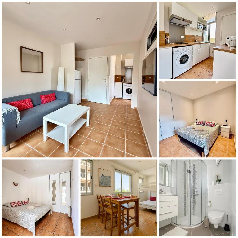 50m Plage - T2 Climatisés, Studio & Wifi - 1