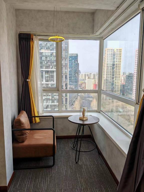 イース アパートメント チャイナ セントラル テレビジョン (Yise Apartment - China central Television) バルコニー/テラス