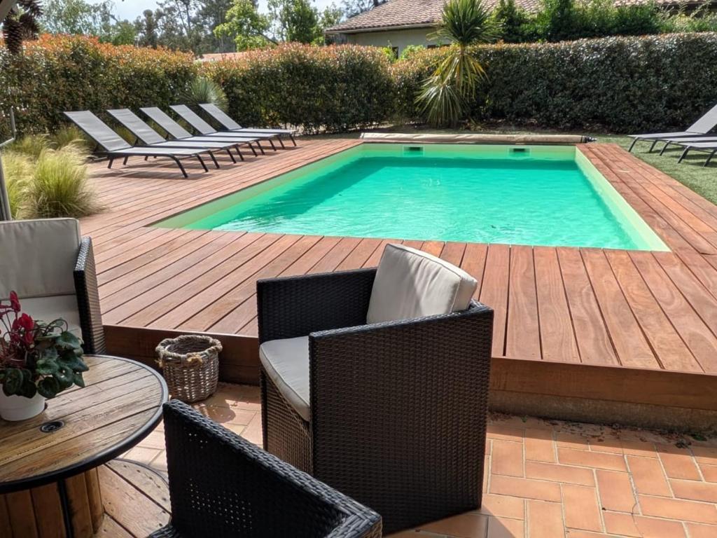 Belle maison à Biscarrosse Plage, proche océan, 8 pers. - FR-1-319-624 - 1