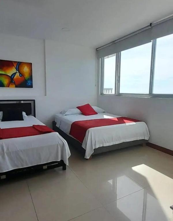 Hermoso apartamento en Boca Grande Cartagena, vista al mar, aire acondicionado - 2