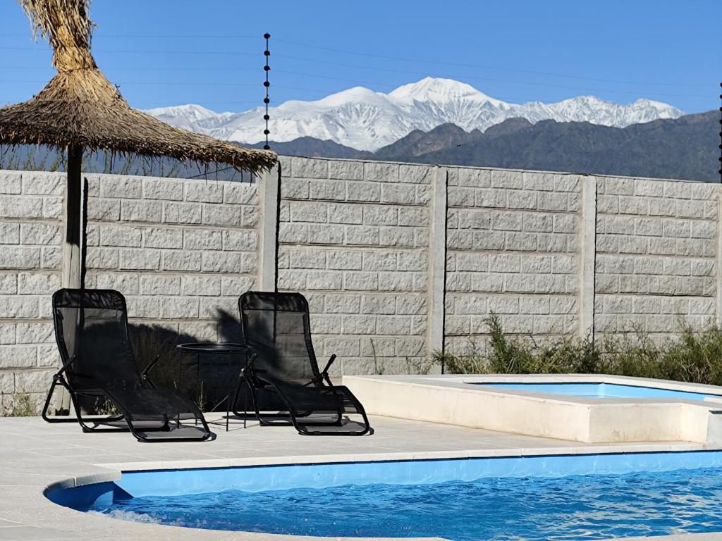 Posada sustentable Los Chañares con vista a la montaña - 2