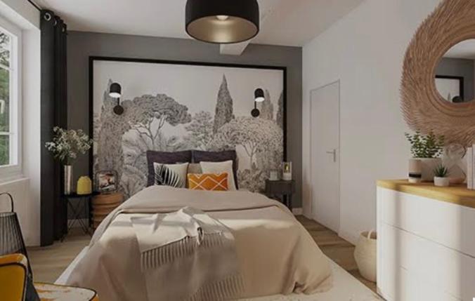 현대적인 욕실 시설