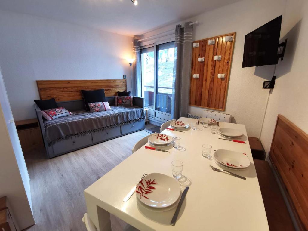 Charmant 2 Pièces Cabine, Proche Pistes, Balcon, Cuisine Équipée, Idéal Famille - Les Adrets - 1