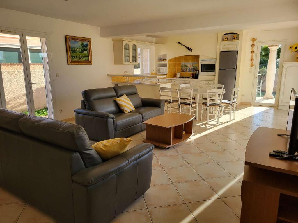 Belle villa spacieuse Harmony 8 couchages, 4 chambres, proche canal du midi à 3km de la mer de Portiragnes LXMED17 - 2
