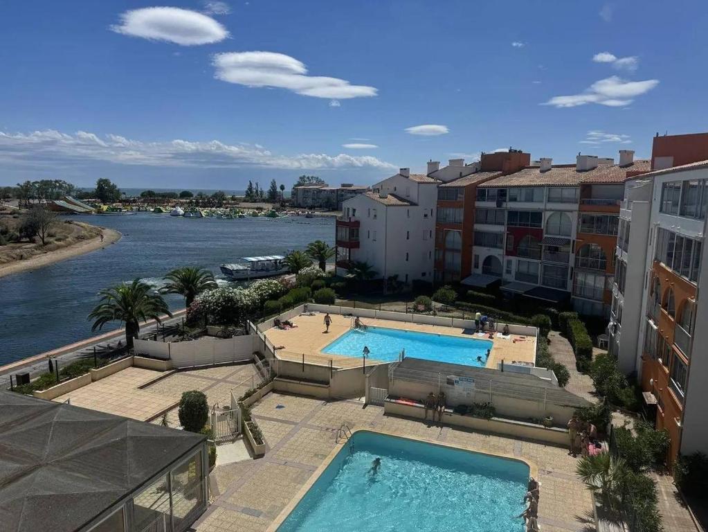 Appartement avec vue chenal et mer - 4 personnes - Cap d'Agde CT980-406 - 1