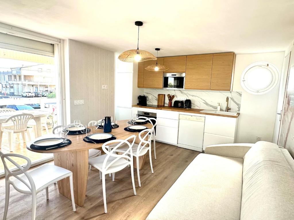 Chalet Sybille, front de mer 1ère LIGNE clim avec draps et ménage final inclus - 5