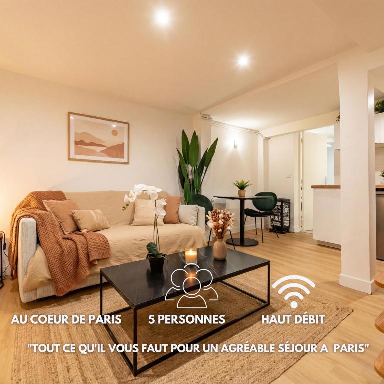 Le Deniro Loft - Tour Eiffel Invalides - 5 personnes - 1