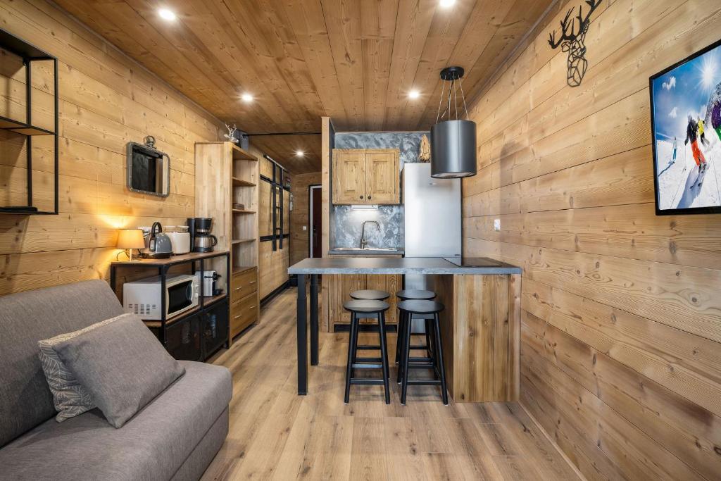 Stylish Studio Apt, Alpine Nest with Panoramic VT Views, Sleeps 4 - Résidence Les Hauts De La Vanoise - 4