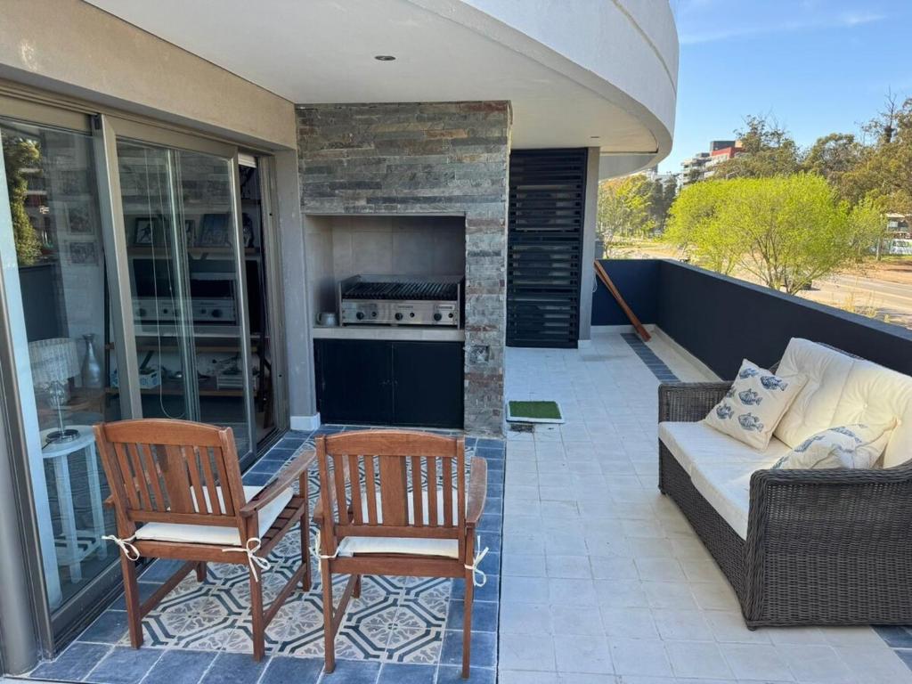 Depto 3 ambientes con terraza en Pinamar - 4