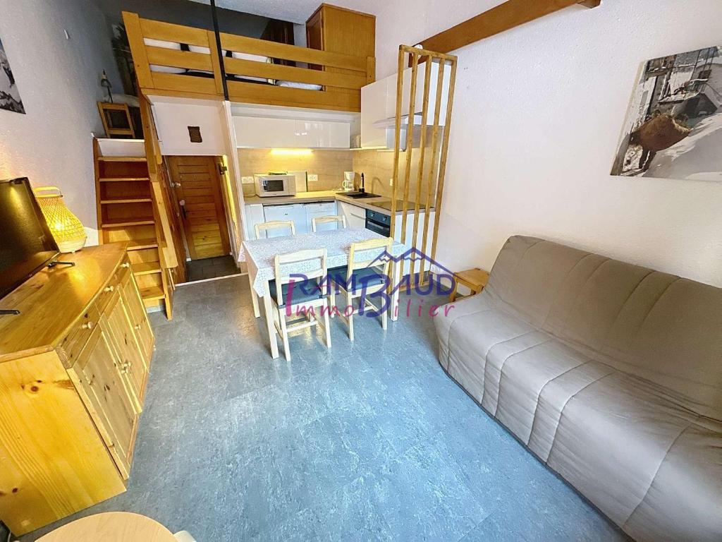 Studio 4 personnes Centre Village - Mezzanine et Balcon Sud - FR-1-854-42 - 3