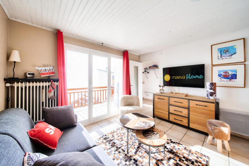 Appartement à l'Alpe d'Huez retour skis aux pieds - maeva Home - Appartement skis aux pieds vue montagne 2 pièces 5 personnes - Prestige MAE-2614 - 3