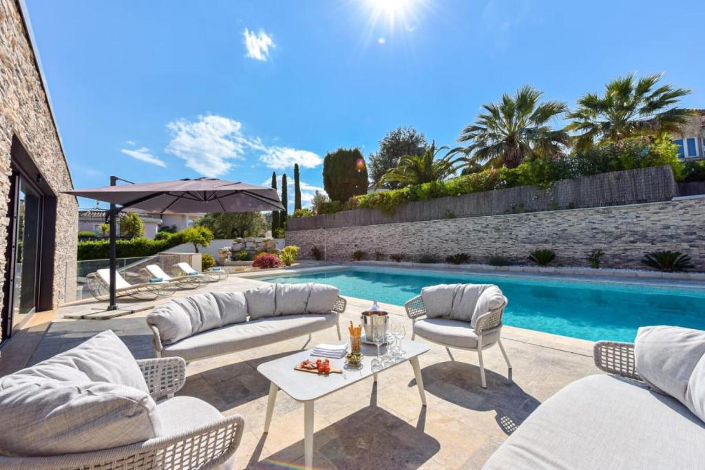 Résidence Villa D’architecte Avec Piscine Chauffée Pour 10 ! - Villa d’architecte avec piscine chauffée pour 10 ! MAE-1853 - 1