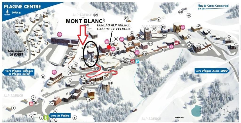 Résidence Le Mont Blanc - 3 Pièces 6 personnes - LE MONT-BLANC- 072MB -PLAGNE CENTRE MAE-6024 - 5