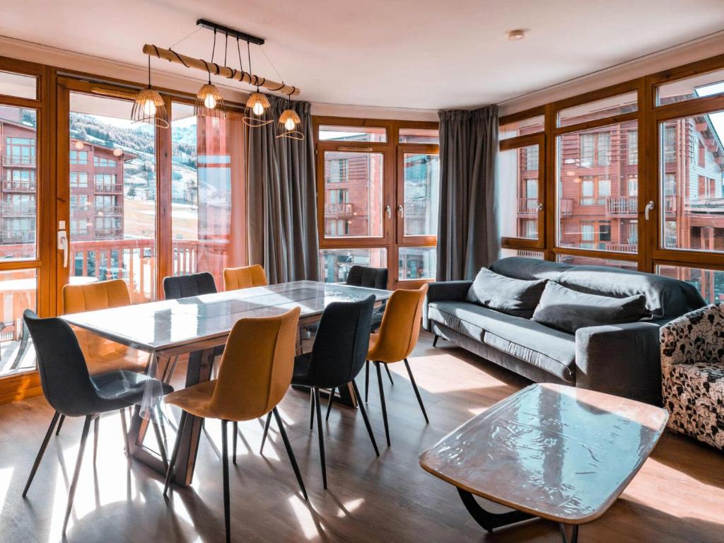Résidence Les Souverains - Charmant appartement de 3 pièces dans une résidence proche des pistes dans le quartier du Chantel. MAE-8134 - 1