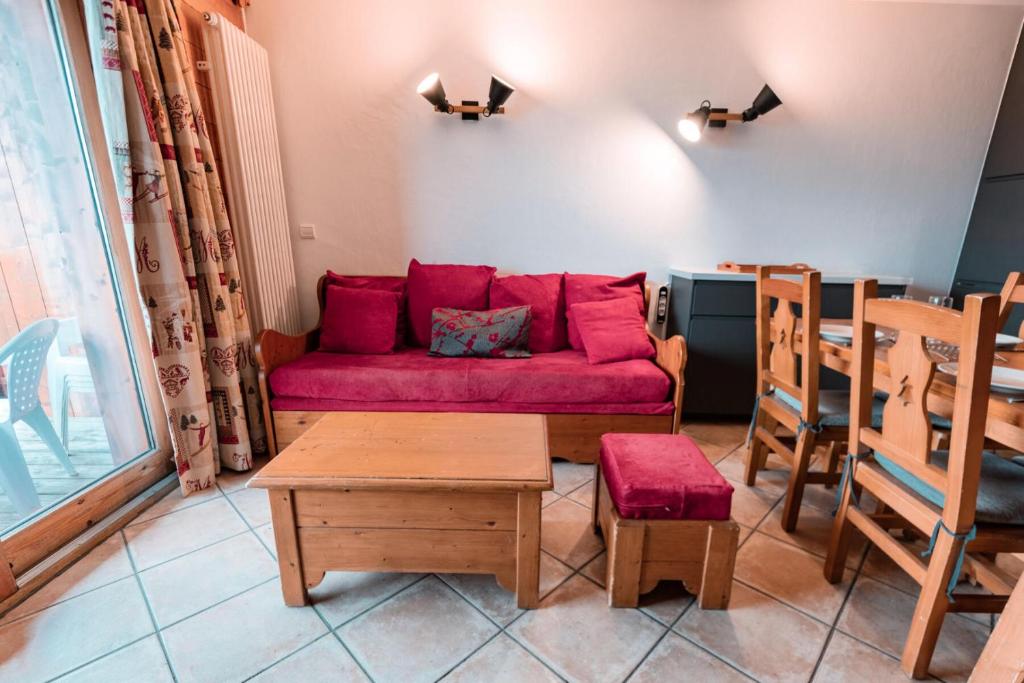 Résidence Roselend - Charmant appartement de 3 pièces situé dans une résidence au village du Chantel, proche des pistes et avec piscine. MAE-2474 - 5