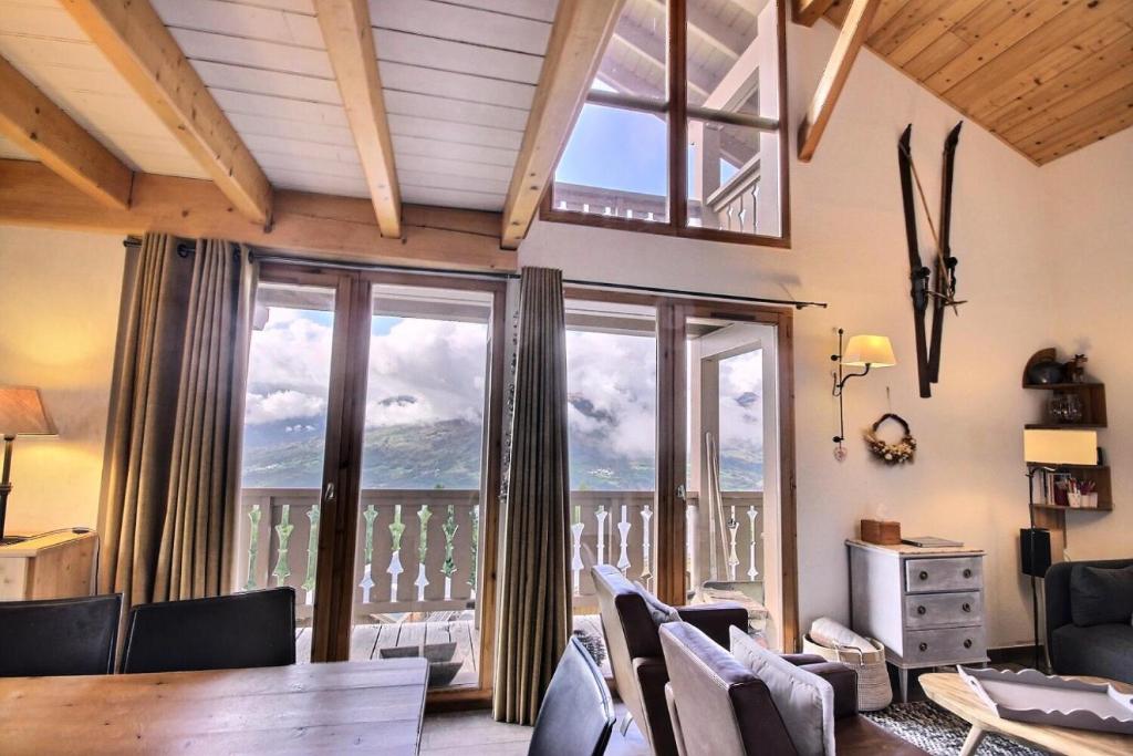 Chalet La Taniere - Chalet de charme 8 personnes à Vallandry avec une vue imprenable sur le massif du Beaufortain MAE-0783 - 3
